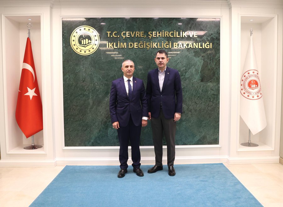 Çevre, Şehircilik ve İklim Değişikliği Bakanımız Sayın Murat Kurum’a Çalışma Ziyareti Gerçekleştirdik!